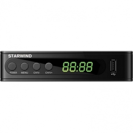 TV-тюнер DVB-T2 Starwind CT-200, черный - фото 1