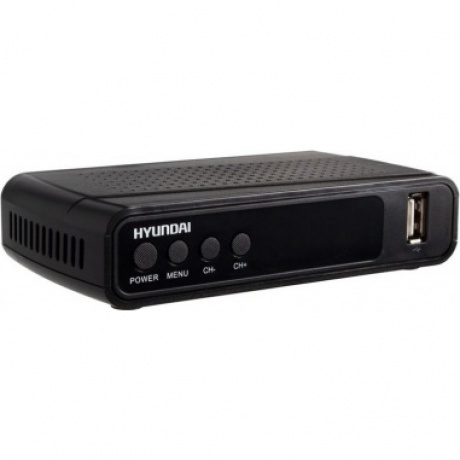 TV-тюнер DVB-T2 Hyundai H-DVB520, черный - фото 1