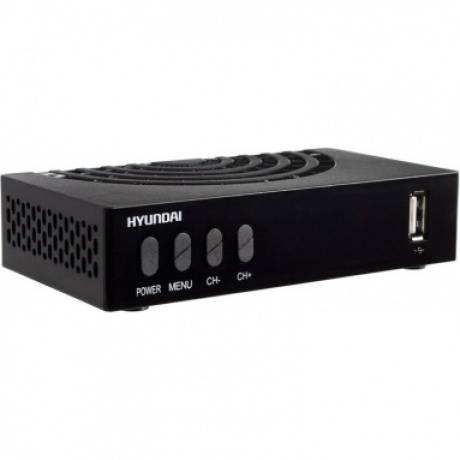 TV-тюнер DVB-T2 Hyundai H-DVB440, черный - фото 1
