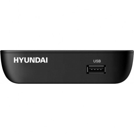 TV-тюнер DVB-T2 Hyundai H-DVB460, черный - фото 1