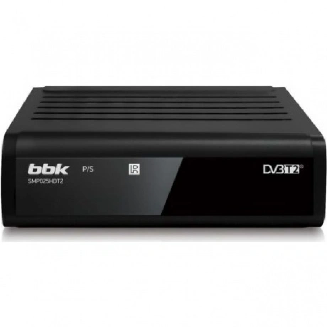 TV-тюнер DVB-T2 BBK SMP025HDT2, черный