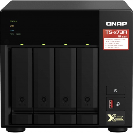 Сетевое хранилище QNAP (TS-473A-8G) - фото 1
