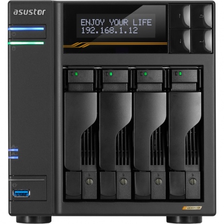 Система хранения данных ASUSTOR AS6804T (90IX01T4-BW3S00) - фото 3