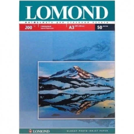 Бумага Lomond 0102024 A3/200г/м2/50л./белый глянцевое для струйн...