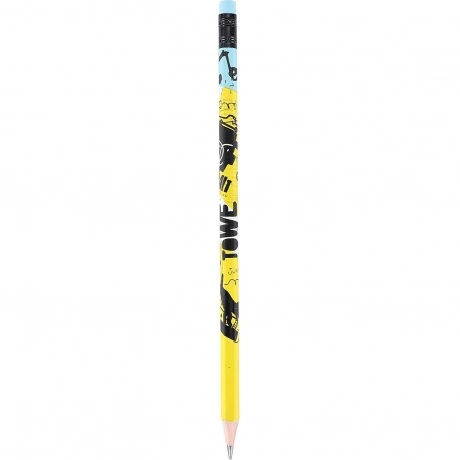Карандаш чернографитный Deli Arti Graff 2B EU53200-1, корпус асс...