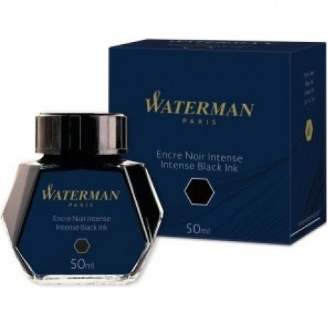Флакон с чернилами Waterman (CWS0110710) Intense Black чернила ч...