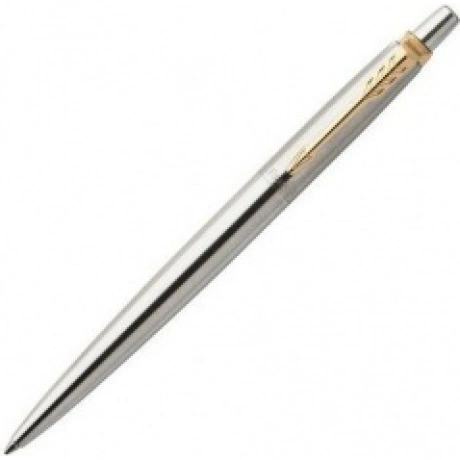 Ручка шариковая PARKER Jotter Core Stainless Steel GT, корпус се...