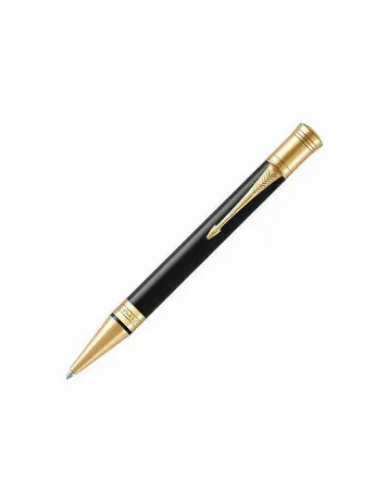 Ручка шариковая PARKER Duofold Classic Black GT, корпус черный, ...
