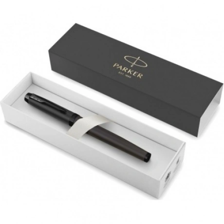 Parker IM Achromatic - Matt Black, ручка-роллер, F, BL, 2127743