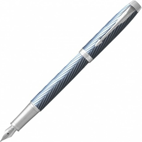 Ручка перьев. Parker IM Premium F318 (2143651) Blue Grey CT F ст...