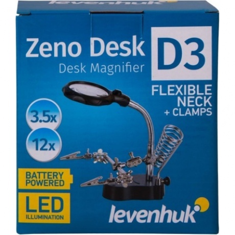 Лупа настольная Levenhuk Zeno Desk D3 - фото 2