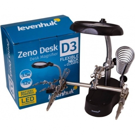 Лупа настольная Levenhuk Zeno Desk D3 - фото 3