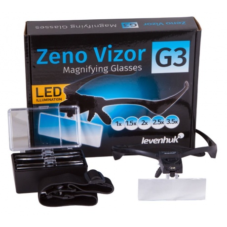 Лупа-очки Levenhuk Zeno Vizor G3 - фото 2