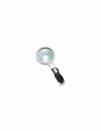 Лупа Kromatech ручная круглая 5x, 75 мм, с подсветкой (2 LED), ч...