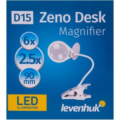 Лупа настольная Levenhuk Zeno Desk D15 - фото 3