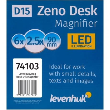 Лупа настольная Levenhuk Zeno Desk D15 - фото 4