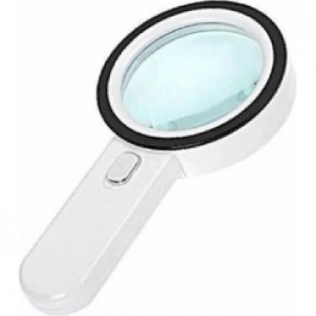 Лупа Kromatech ручная круглая 30x, 105 мм, с подсветкой (12 LED)...