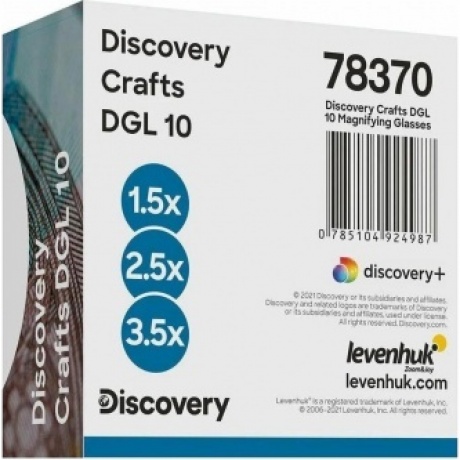 Лупа-очки Levenhuk Discovery Crafts DGL 10 - фото 11