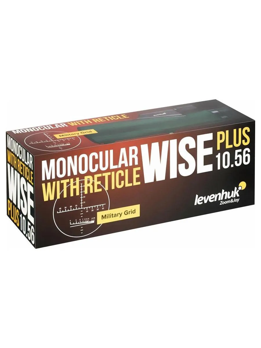 Монокуляр Levenhuk Wise PLUS 10x56 с сеткой - фото 12