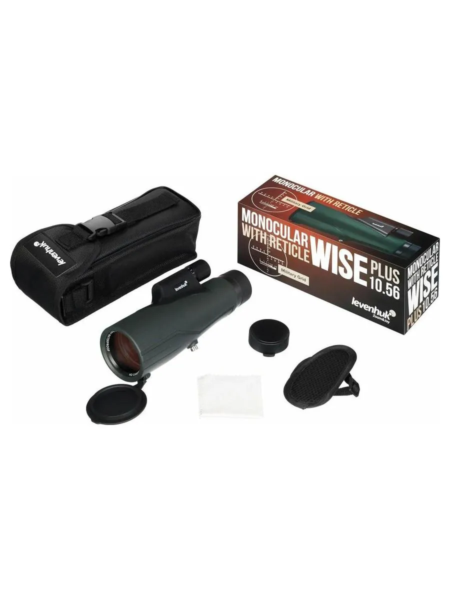 Монокуляр Levenhuk Wise PLUS 10x56 с сеткой - фото 3