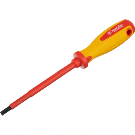 Отвертка Matrix 12918, Insulated до 1000 В, SL5,5x125 мм, CrMo, ...