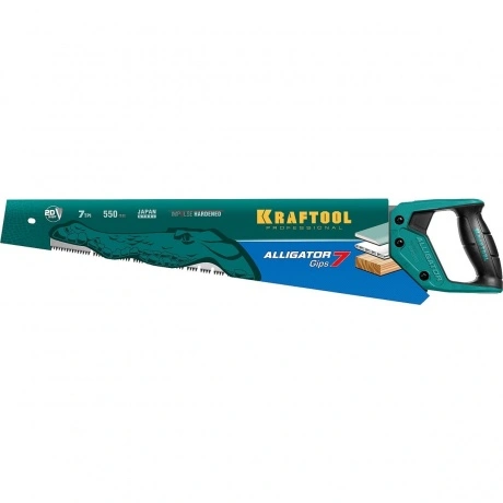 Ножовка для гипса KRAFTOOL Alligator Gips 7, 550 мм, (15210)