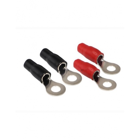 Клемма кольцевая ACV RM37-1425 (4шт, 2красных+2черных)