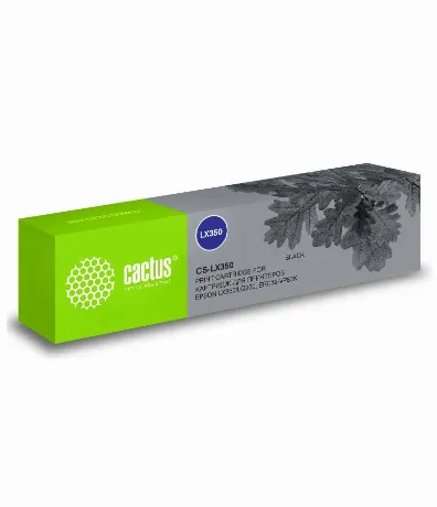 Картридж матричный Cactus CS-LX350 черный для Epson LX350/LQ350/...
