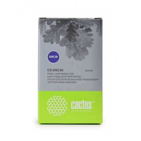 Картридж матричный Cactus CS-ERC30 черный для Epson ERC 30/34/38