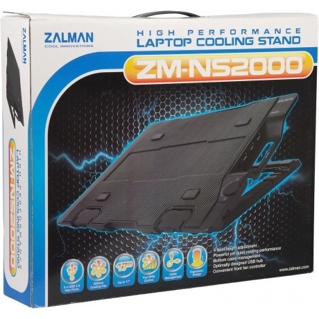 Подставка для ноутбука Zalman ZM-NS2000 Black - фото 12