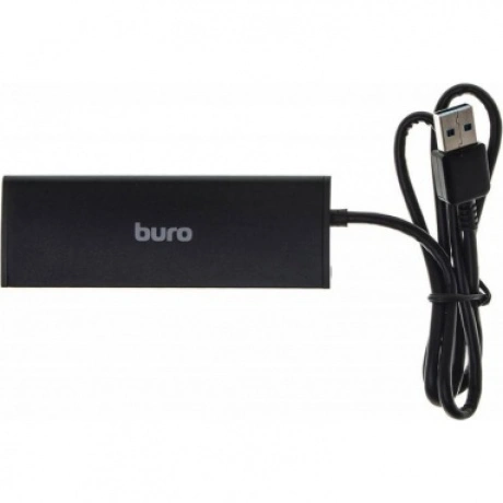Хаб-разветвитель USB 3.0 Buro BU-HUB4-0.5-U3.0 4порт. черный