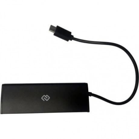 Хаб-разветвитель USB-C Digma HUB-4U2.0-UC-B 4порт. черный