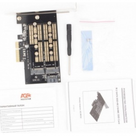 Адаптер для SSD AgeStar AS-MC02 PCIe 3.0 - фото 3