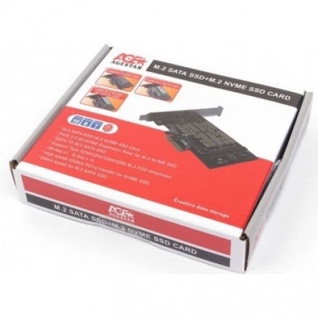 Адаптер для SSD AgeStar AS-MC02 PCIe 3.0 - фото 4