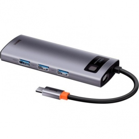 USB-хаб Baseus Metal Gleam Gray (CAHUB-CX0G) - фото 4