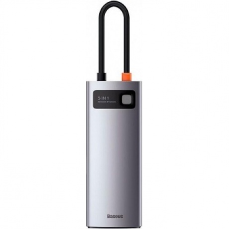 USB-хаб Baseus Metal Gleam Gray (CAHUB-CX0G) - фото 6