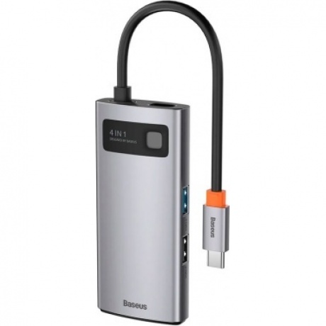 USB-хаб Baseus Metal Gleam Gray (CAHUB-CY0G) - фото 2