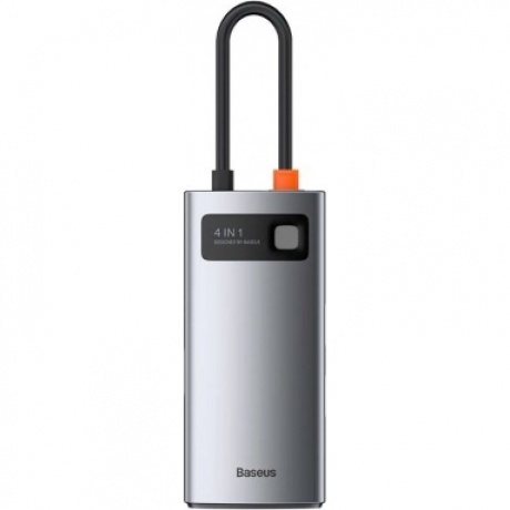 USB-хаб Baseus Metal Gleam Gray (CAHUB-CY0G) - фото 3