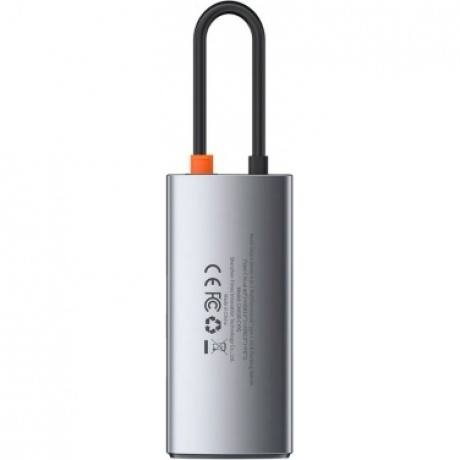 USB-хаб Baseus Metal Gleam Gray (CAHUB-CY0G) - фото 4
