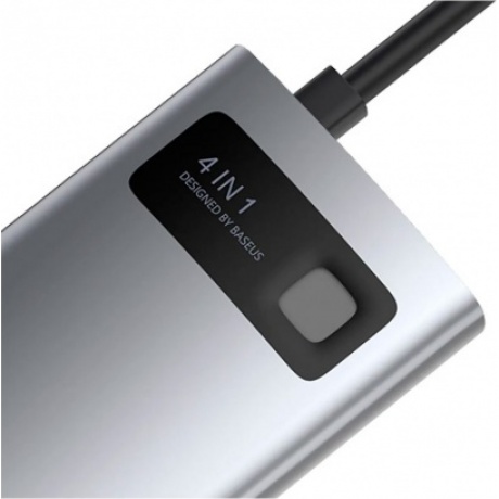 USB-хаб Baseus Metal Gleam Gray (CAHUB-CY0G) - фото 5