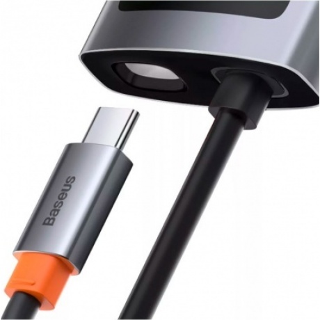USB-хаб Baseus Metal Gleam Gray (CAHUB-CY0G) - фото 6