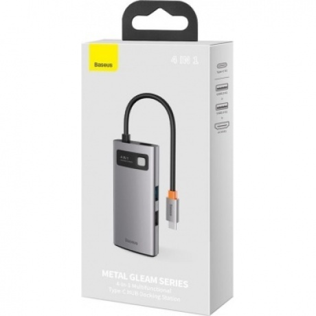 USB-хаб Baseus Metal Gleam Gray (CAHUB-CY0G) - фото 9