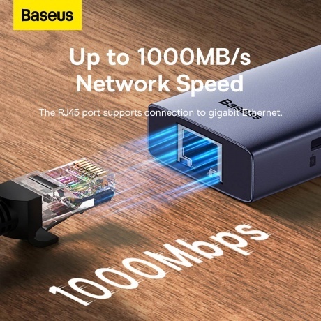 Хаб Baseus BS-OH109 Space Grey (B0005280A813-00) - фото 12