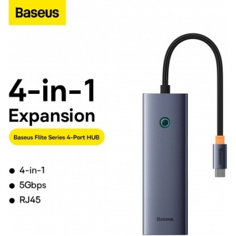 Хаб Baseus BS-OH109 Space Grey (B0005280A813-00) - фото 10