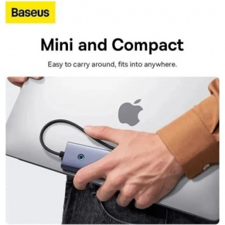 Хаб Baseus BS-OH109 Space Grey (B0005280A813-01) - фото 6