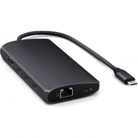 Адаптер Satechi USB-C Multiport Adapter 8K with Ethernet V3. Цве...