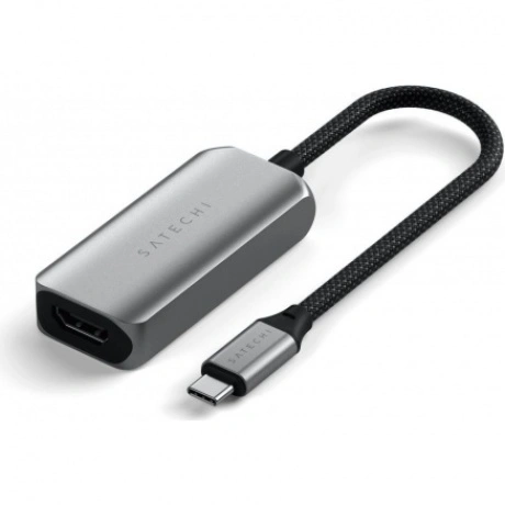 Адаптер Satechi USB-C To HDMI 2.1 8K Adapter. Цвет: серый космос