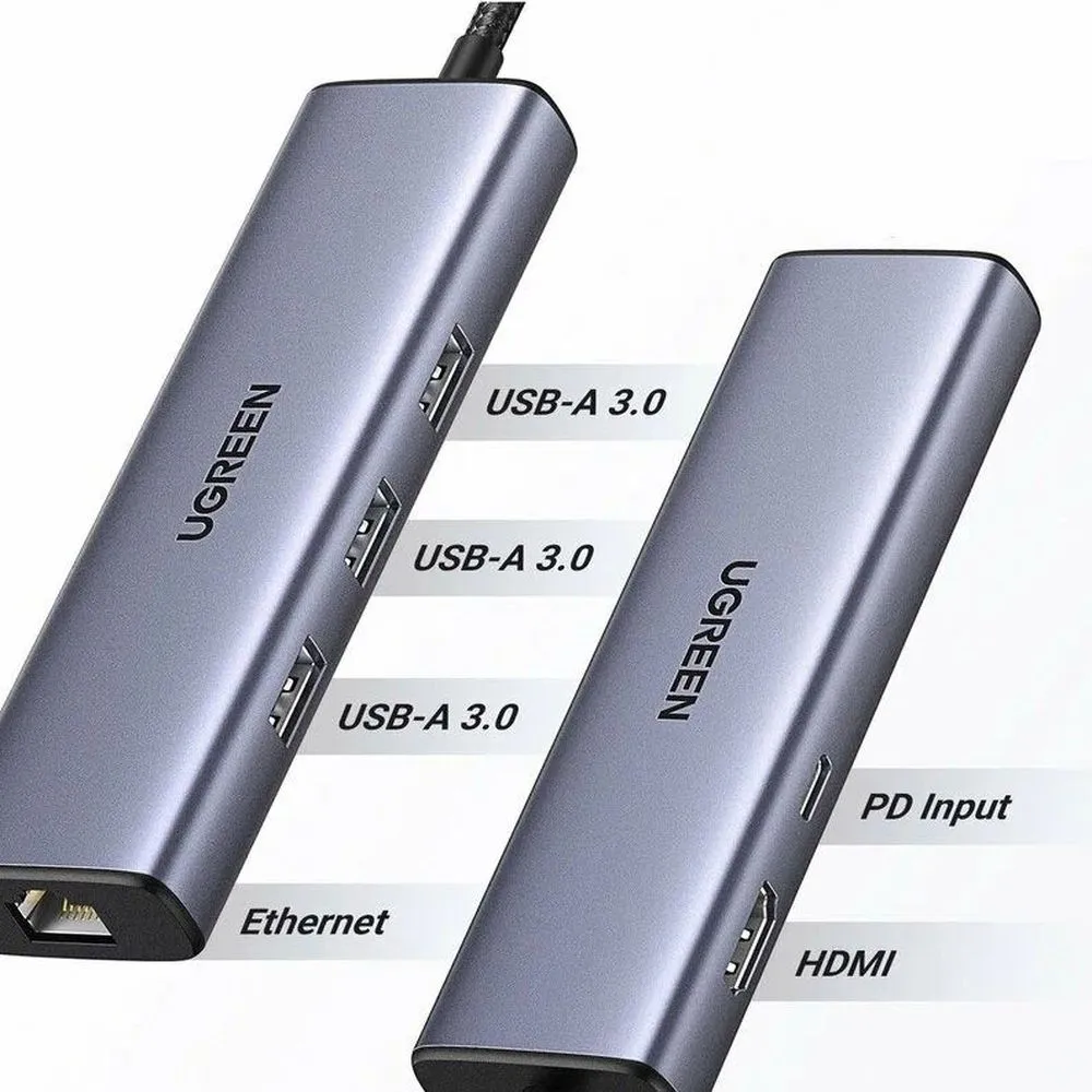 Док-станция UGREEN CM512-15598 Space Gray (15598) - фото 2