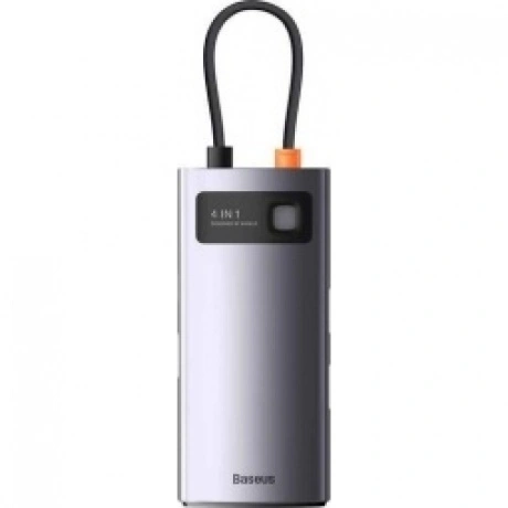 USB-концентратор Baseus Metal Gleam Series 4-in-1  (Type-C to US...