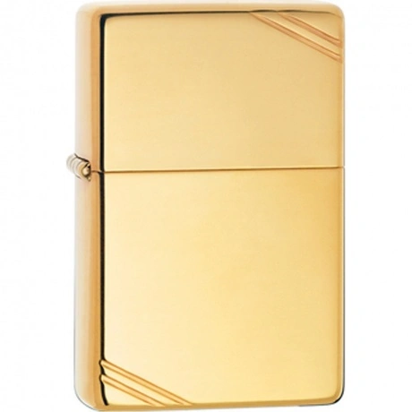 Зажигалка Zippo с полосками, с покрытием High Polish Brass (270)